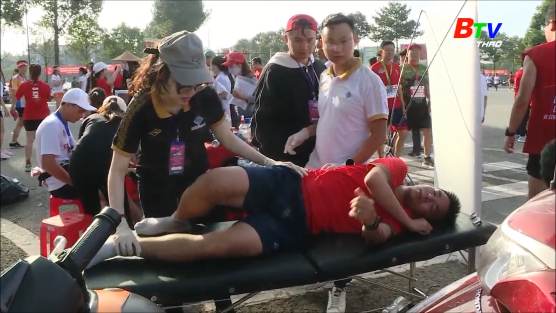  RTD REHAB chăm sóc sức khỏe vận động viên tại Giải Marathon Quốc tế TP.Mới Bình Dương